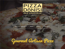 Tablet Screenshot of pizzadonisi.com